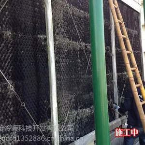深圳冷却塔维修风度空调冷却塔散热片更换300T横流方塔黑色胶片换新