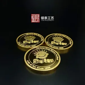 深圳银泰工艺纯银纪念币 金属纪念币礼品定制厂家