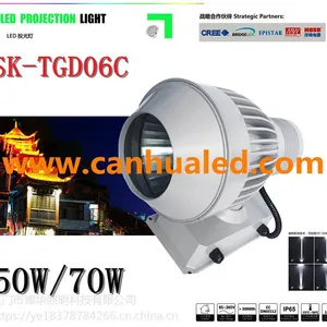 璨华照明50W投射LED投光灯 DMX512投光灯厂家