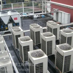 山东肠衣食品公司120吨奥栋空气能工业用水热水工程