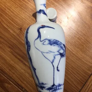 北京景德镇天工柴窑瓷器销售点柴烧花瓶