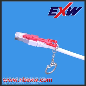 exw/六类 UTP/SSTP带锁跳线/PVC/LSOH/安全跳线,综合布线