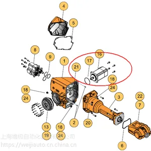 3HAC046598-001 IRB2600第三轴电机