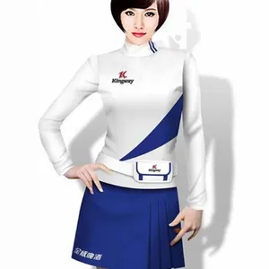 厂家来图订做 女夏季酒店咖啡厅员女装新款修身广告