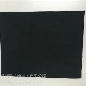 黑色水刺无纺布 阻燃棉厂家 过滤200g涤纶针刺棉