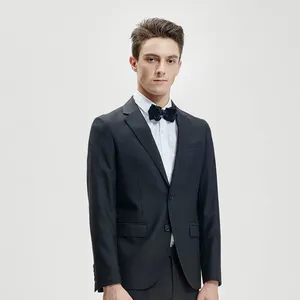 2017时尚商务男士休闲西装 修身职业男西装 婚庆结婚礼服