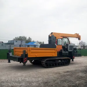 万利山地履带式吊车 全地形履带随车吊