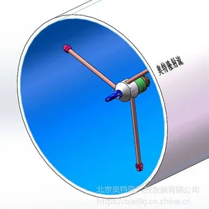 三喷嘴旋转管道清洗不锈钢喷头