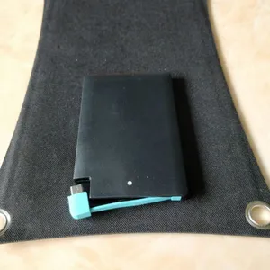 JHXT厂家直销 5V5W sunpower 太阳能便携式充电板 背部带有***