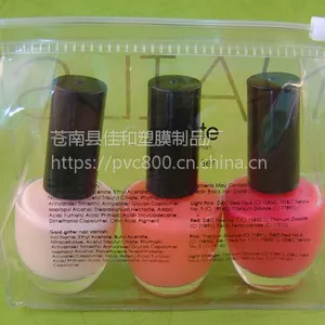 厂家定制pvc拉链袋 透明三角立体化妆品包装袋 旅行收纳包装塑料袋