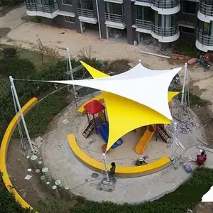 厂家供应膜结构体育场室外公园景观棚