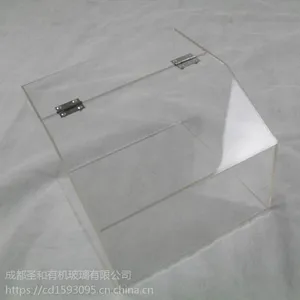 厂家供应亚克力五谷杂粮盒 透明有机玻璃散装食品盒找圣和定制