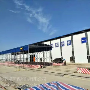 苏州定做推拉蓬户外停车遮阳帐篷移动车棚厂家直销