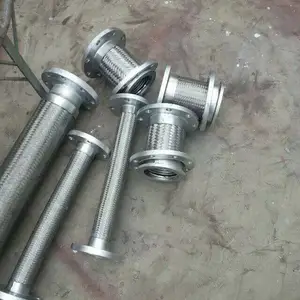江苏高压凹凸面法兰连接金属软管 电力金属软管不锈钢柔软度高 【润宏】
