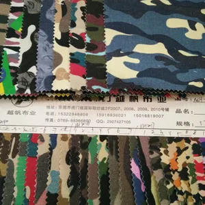 12安涤棉帆布印迷彩,密度46*28,380g,迷彩服户外服箱包用布