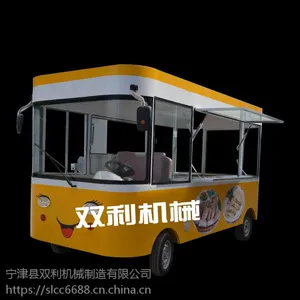 四川多功能流动餐车品牌宣传