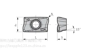 品牌LEEPPLE 型号AXGT060208-LM20 蚁王 新型高效铣削刀具R296系列