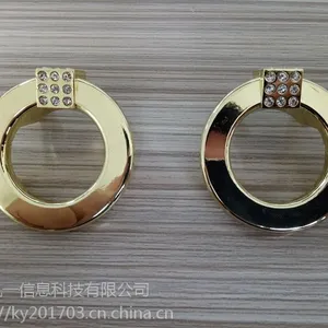 hoone五金拉手拉环A6977复古美式锌合金金属圆形手提厂家批发定制