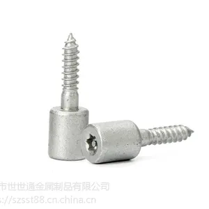 非标一字螺丝不锈钢达克罗手柄螺丝，异型手柄螺丝，深圳世世通螺丝制做