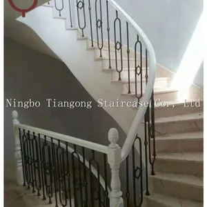 供应铁艺楼梯立柱 宁波天工楼梯铁艺立杆