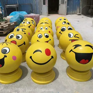 定制玻璃钢表情包商场活动展示