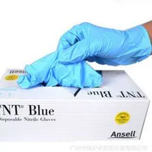 Ansell/安思尔 92-670一次性无粉丁腈防化手套 广州批发