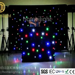 广州虹美HM-L406RGBW 红蓝白绿灯星空幕布