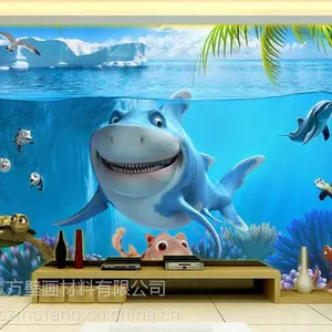 �������ӱ���ǽ�ڻ� �Ƶ�װ������PVCǽֽ ��������3d��ֽħ���ڻ�