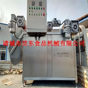 水利除渣QQ豆干油炸机 诸城昊东QQ豆干油炸流水线厂家