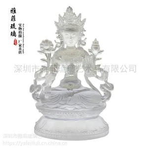 琉璃佛像 白度母 古法琉璃 ***用具 普贤三圣 ******产品