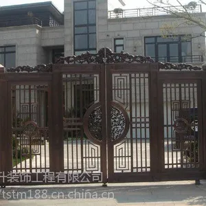 北京铜升铜门厂家专业生产庭院铜门价格优惠
