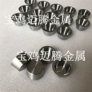 宝鸡迈腾金属熔金用W1钨坩埚,半导体用钨坩埚价格,纯钨硬度