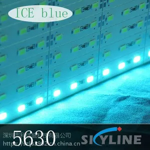 led硬灯条柜台珠宝灯5630 72珠冰蓝高亮进口超薄低压12v厂家批发