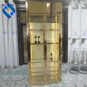 长合一品 新颖不锈钢酒柜酒架 欧式 恒温恒湿 工厂定做