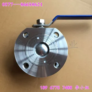温州隆锦阀业 供应不锈钢球阀 意式对夹球阀 Q71F 薄型 对夹球阀