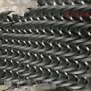 海东市专业生产加厚优质碳钢 专用螺旋绞龙叶片提升机绞龙输送机螺旋叶片