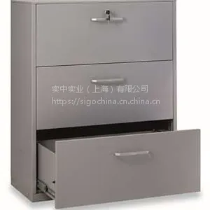 丰锰FM单排中央锁二斗文件柜900×440×758mm(银灰色)金属办公家具