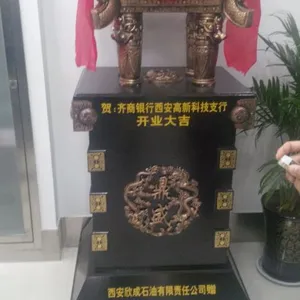 西安开业***舵摆件 实木船舵 西安开业礼品大鼎销售