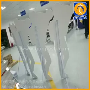 防风方管人像架定做 kt板人像立牌物美价廉 雪弗板异型 户外广告宣传展示