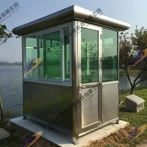 亿科不锈钢岗亭运输过程中的注意事项;如何清理岗亭的划痕污渍YK-2001
