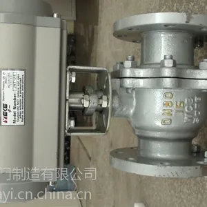 卡一阀门Q641F-(16-64)P,R铸铁铸钢不锈钢气动法兰球阀