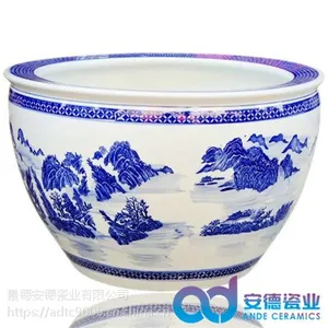 陶瓷鱼缸 陶瓷缸批发 景德镇陶瓷缸生产厂家 陶瓷大水缸 陶瓷大缸图片