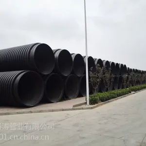 高密度聚乙烯缠绕结构壁B型管（俗称克拉管） A型管和B型管的区别