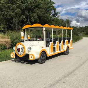 朗迈14座电动小火车 观光小火车 游乐园旅游观光火车