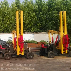 2018达沃新款研发公路护栏打桩机支持定做全液压