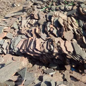 河北驰霖供应天然红色火山石板材红色火山石板乱拼 现货