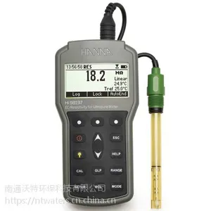 HI98197超纯水微电脑EC-TDS-电阻率-NaCI-°C测定仪