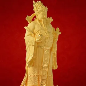 深圳天禅 绒沙金财神 大号 寺院佛堂佛像雕塑定制