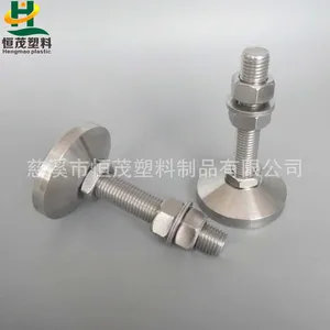 304不锈钢防锈地脚,HMS80-M20100不锈钢脚杯脚轮,恒茂设备支撑脚