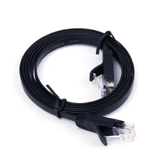 互美斯cat6六类网线无氧铜镀金水晶头千兆家用室内高速扁平网络线